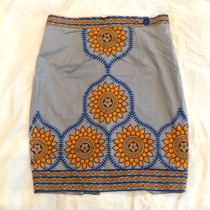 Beautiful print skirt from Anthropologie.